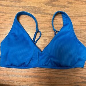 Hollister bikini, blue ribbed size small